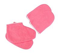 NIYANGLE Set 1 Coppia Guanti e Copripiedi in Cera Di Paraffina Per Terapia Professionale, Accessori Idratanti Per Bagno Mani e Piedi, Uso Domestico e Spa, Facile Da Usare