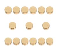 NIYANGLE Set 15 Pezzi Accessori per Nail Art Ciondoli Pendenti Rotanti Dorati, Cuscinetti Micro ad Alta Precisione 5x5x2.8 Mm per Decorazioni Unghie 3d Professionali e Forniture