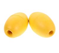 NIYANGLE Set 2 Pezzi Galleggianti da Pesca in PVC per Kayak e Yacht, Boa Ancoraggio Ovale Gialla Multifunzione, Accessori Nautici per Pesca Sportiva e Sicurezza Barca