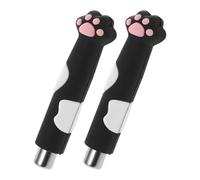 NIYANGLE Set 2 Pezzi Magneti per Unghie Cat Eye a Forma di Zampa di Gatto in Silicone e Ferro, Magneti Leggeri per Nail Art Manicure Effetto Occhio del Gatto
