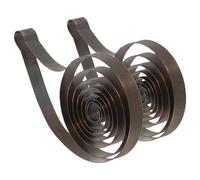 NIYANGLE Set 2 Pezzi Molle in Acciaio per Sveglia Meccanica, Parti di Orologi Meccanici per Riparazione Fai da Te, Accessori per Sveglia Vintage Montaggio Preciso e Tensione Stabile