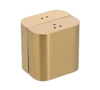NIYANGLE Set 2 Pezzi Shaker per Sale e Pepe in Acciaio Inossidabile con Coperchio, Grande Capacità, Stile Moderno Oro per Ristoranti di Alta Classe