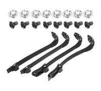 NIYANGLE Set 4 Pezzi Cinturini e Fibbie Sostitutive per Scarpe da Pattinaggio a Rotelle, Accessori Resistenti Viti Incluse, per Sicurezza e Praticità nel Pattinaggio a Rotelle e Inline