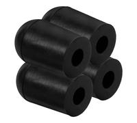 NIYANGLE Set 4 Pezzi Puntali Antiscivolo per Contrabbasso, Tappi in Gomma Protettivi per Perno Terminale Basso, Accessori Strumento Musicale Installazione Facile e Protezione Piede