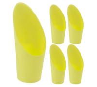 NIYANGLE Set 5 Pezzi Badile in Plastica per Piante e Piantine, Facile da Pulire, per Invasare Piante e Lavori Bonsai in Giardino Colore Casuale