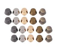 NIYANGLE Set 50 Pezzi Rivetti per Piedini Borse in Lega di Zinco, Borchie Metalliche a Testa Piatta, Protezioni per Fondo Borsa Viti, Accessori per Riparazione Secchiello e Tote