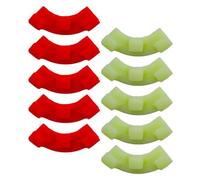 NIYANGLE Set da 10 Clip per Piante a 90 Gradi in Plastica Resistente, Aiutante per Modellare Rami di Piante da Interno ed Esterno, Supporti per Giardinaggio Colori Rosso e Verde