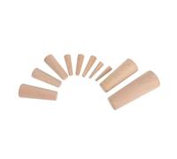 NIYANGLE Set da 10 Tappi Conici in Legno Marino per Imbarcazioni, Spine di Emergenza per Barche e Yacht, Accessori per Riparazione Vela, Tappi Passanti per Scarico Nautico, Resistenti