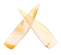 NIYANGLE Set da 2 Strumenti in Agata per Lucidatura Gioielli, Coltello per Manutenzione Anelli e Bracciali, 7 Cm, per Pulizia e Cura di Oro e Argento, Adatto Uso Stile Casuale