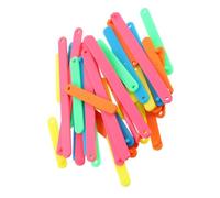 NIYANGLE Set da 30 Strisce Poligonali ad Incastro in Plastica per Materiali Matematici Montessori, Strumenti Manipolativi per Apprendimento Geometria, Calcolo Misure e Confini in Aula