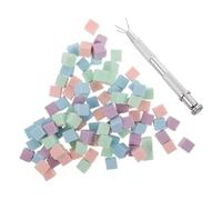 NIYANGLE Set di Spugne per Nail Art Materiali Sicuri in Plastica, Spugna e Metallo con Pennello per Sfumature per Blending Blush e Decorazioni Unghie
