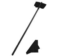 NIYANGLE Set per Pulizia Flauto in Plastica Panno Nero, Asta e Stoffa per Pulizia Interna Esterna Strumenti a Soffio