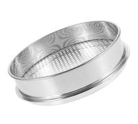 NIYANGLE Setaccio per Giardinaggio in Acciaio Inossidabile, Filtro per Terreno con Fori da 4mm, Ideale per Uso Esterno in Giardini e Spazi Verdi