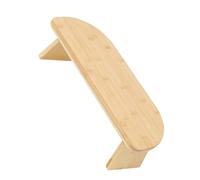 NIYANGLE Sgabello da Meditazione Pieghevole in Bambù per Yoga e Classe | Struttura Compatta, Colore Kaki, Antiscivolo e Portatile, per Pratica e Seduta Stabile