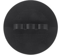 NIYANGLE Spazzola per Bagno in Silicone Alimentare Nera, Spazzola Esfoliante e Massaggiante Ergonomica per Rimuovere le Cellule Morte, Adatta per Uso Sotto la Doccia