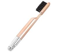 NIYANGLE Spazzola Pulitrice per Pettini e Spazzole Chioma Setole Profonde in Abs Compatibile per Casa e Viaggio Colore Oro
