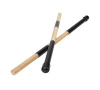 NIYANGLE Spazzole per Batteria in Bamboo 2 Pezzi 19 Bacchette Leggere per Esecuzione Jazz e Musiche Folk Volume Ridotto e Manici Resistenti