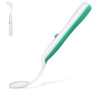 NIYANGLE Specchio con Luce LED Verde per Ispezione Orale, Specchietto Odontoiatrico a LED per Controllo Denti e Uso Domestico