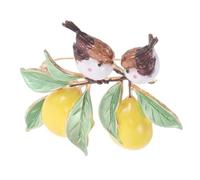 NIYANGLE Spilla a Forma di Limone in Lega di Sicurezza Mini Spilla per Abiti Scialli e Zaini Accessorio Frutta per Donna Decorazione per Festa Hawaiana e Uso Quotidiano