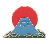 NIYANGLE Spilla Cartoon Giapponese a Forma di Monte Fuji in Lega di Zinco per Donna e Ragazza, Semplice e Sicura, per Feste a Tema e Eventi Speciali