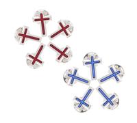 NIYANGLE Spille da Bavero Comunione 10 Pezzi in Metallo Resistente Croce, Accessori Religiosi per Abiti da Festa e Ricordo, per Cerimonie e Preghiere in Chiesa