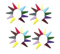 NIYANGLE Spugne per Trucco Triangolari 50 Pezzi, Applicatori Cosmetici senza Lattice, Spugne a Cuneo Delicate per Fondotinta e Correttore, Uso Asciutto e Bagnato per Pelle Colore Casuale