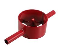 NIYANGLE Strumento Manuale per Spaccare Bambù in Acciaio 4 Lame Rinforzate, Efficiente per Progetti di Recinzione e Lavorazione del Legno, Utensile Multifunzione Rosso