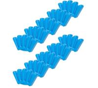 NIYANGLE Strumento per Intrecciare Chioma Cinque Dita in Plastico e Resina, Facile da Pulire, 10 Pezzi per Acconciature Rapide e Balletto