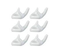 NIYANGLE Supporto a Forma di Mano in Ceramica per Esposizione Ocarina 6 Pezzi, Base Porta Flauto per Ocarina a 6 e 12 Fori, Accessori Decorativi per Casa, Ufficio e Sala Musica