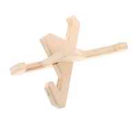 NIYANGLE Supporto da Pavimento per Skateboard in Legno Massello, Espositore Senza Foratura per Skateboard e Snowboard, Porta Tavole Salvaspazio per Garage e Showroom