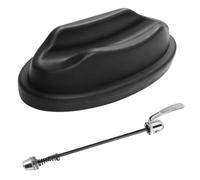 NIYANGLE Supporto Fisso per Bicicletta da Allenamento Indoor, Rialzo Ruota Anteriore Antiscivolo in Plastica, Accessorio Stabilizzante per Rulli e Cyclette, Set 2 Pezzi per Ciclismo Casa