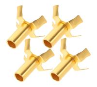 NIYANGLE Supporto per Lampada a Olio in Lega di Zinco Set da 4 Pezzi Portalampada per Olio da Burro Decorativo Adatto per Templi e Ambienti di Consacrazione