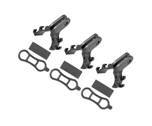 NIYANGLE Supporto per Luce per Bicicletta 3 Pezzi, Porta Torcia Elettrica Stabile per Ciclismo, Porta Targa da Gara Resistente Adatto per MTB e Bici Pieghevoli