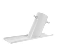 NIYANGLE Supporto per Pannelli Solari Esterni in Ferro Resistente Vassoio Ampio, Kit di Staffe per Montaggio Lampioni Solari da 50w-100w, Staffa Robusta per Luci da Giardino e Fari