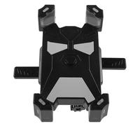 NIYANGLE Supporto per Telefono Moto Nero Abs, Installazione Manubrio | Cellulare e Mobile Phone, Presa Salda e Struttura Resistente, Uso su Motoveicolo e Treadmill Indoor