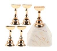 NIYANGLE Supporto per unghie da 10 pezzi: supporto magnetico per esercitarsi nell'arte delle unghie, supporto per pittura, supporto per unghie finte, supporto per unghie finte fai da te per la