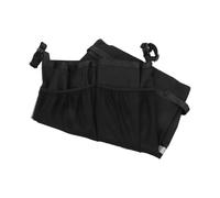 NIYANGLE Supporto Porta Bombola di Ossigeno Doppio per Sedia a Rotelle con Borsa Portatile, Doppio Scomparto e Cintura Regolabile per Trasporto Ossigeno in Mobilità