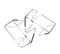NIYANGLE Supporto Sicuro in e Acrilico per 2 Orologi Trasparente Pezzi, Facile da Pulire, Espositore Polso per Collezioni Personali e Banconi Retail