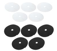 NIYANGLE Telo Antierbacce per Frutteto e Giardino, 20 Pezzi Tessuto Non Tessuto Biodegradabile 25cm Foro 3cm, Copertura Terreno Traspirante e Pacciamatura per Controllo Diserbo