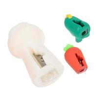 NIYANGLE Temperamatite Manuale per a Forma di Animale Set da 4 Pezzi Piccolo Temperino Kawaii in Materiale Scolastico Portatile e Facile da Usare per Studenti