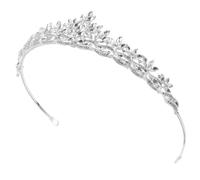 NIYANGLE Tiara Sposa Cristallo Per Donne Accessorio Nuziale Per Cerimonie e Feste Headband Per Matrimonio Design Barocco Unico e Chic