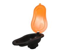 NIYANGLE Toilette Portatile in Plastica per Uso Temporaneo, Vaso da Viaggio Facile da Pulire, Design Resistente per Cantieri e Progetti di Ristrutturazione