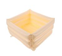 NIYANGLE Vasca per Pediluvio Gonfiabile in Pvc Bacinella Portatile Pieghevole per Lavaggio Piedi Adatta Campeggio e Uso Domestico Facile Installazione e Conservazione