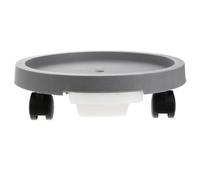 NIYANGLE Vassoio Mobile per Vaso da Pianta con Ruote, Plastica, 34 CM | Vaschetta Raccogligocce, Resistente a Sole e Urti, per Vaso e Piante Grasse Vere, Altezza 8cm