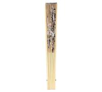 NIYANGLE Ventaglio Cinese da Parete 50x90 Cm in bambù e Carta, Decorazione Multiuso per Ritratti e Eventi con Stile Orientale Vintage e Funzione Feng Shui