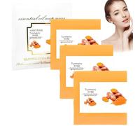 Niyantang Soap, saponetta naturale per viso e corpo, sapone detergente delicato idratante e lenitivo, sapone all'acido cogico alla curcuma, sapone alla curcuma fatto a mano (3 pezzi)