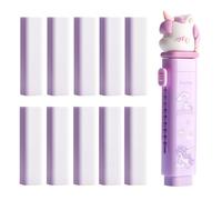 NIYATA 11 Pz Gomme Da Cancellare Particolari, Cancelleria Kawaii,Gomma Con Note Divertenti Dispone Di Dieci Core Alternativi Per Appassionato Di Classe,Impiegato,Scrapbooking (Unicorno,Spingi E Tira)