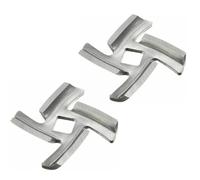 NIYATA 2 lame per tritacarne #5, coltello per tritacarne Kitchenaid, lama tritacarne Kitchenaid, diametro del foro 8,3 mm, taglio trasversale a foro quadrato per tritacarne #5