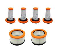 NIYATA 4 filtri per Rowenta XFRORCE FLEX 9.60, 2 filtri aspirapolvere per Xforce Flex 9.60,2 Pre-Filtri + 2 Filtri Motore,ZR009010,ZR009012