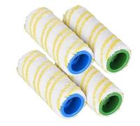 NIYATA 4 rulli di ricambio per Kärcher FC7 FC5 FC3 FC3D EWM2, compatibili 2.055-006.0/2.055-007.0, rulli di ricambio per Kärcher, spazzole per la pulizia del pavimento, accessori parti (4 pezzi)